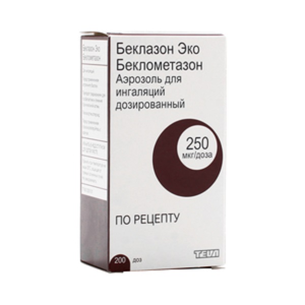 Беклазон Эко аэроз. д/ингал. доз. 250мкг/доза 200доз №1  